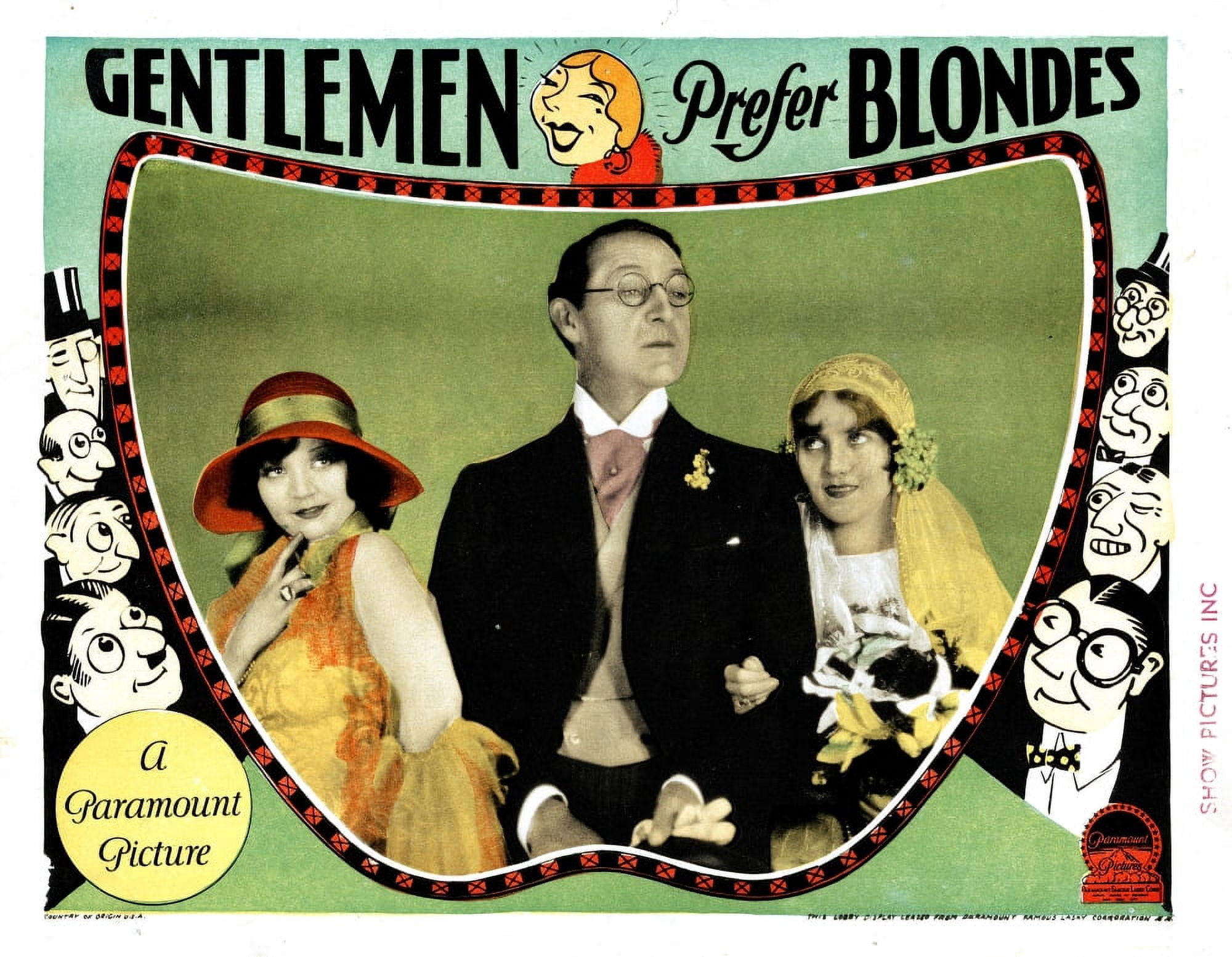 Gentlemen Prefer Blondes Canvas Art -  (28 x 22)