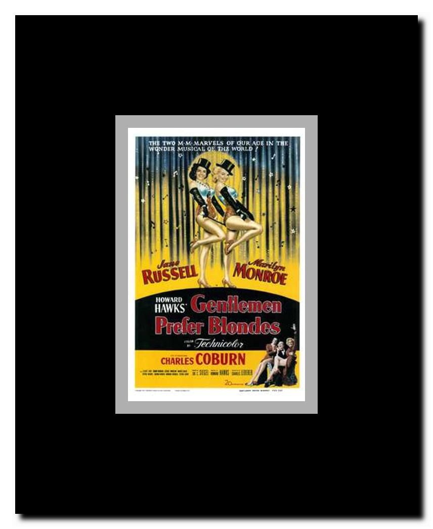 Gentlemen Prefer Blondes c.1953 - style A Framed Movie Poster