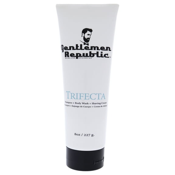 Gentlemen Republic Trifecta Shampoo Body Wash and Shaving Cream, 8 oz Shampoo