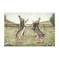 thumbnail image 1 of Gentlemen fight - Drawing Humor Vintage Surrealism Rustic Farmhouse Fantasy Unframed Wall Art Print 24 x 36 inches, 1 of 7
