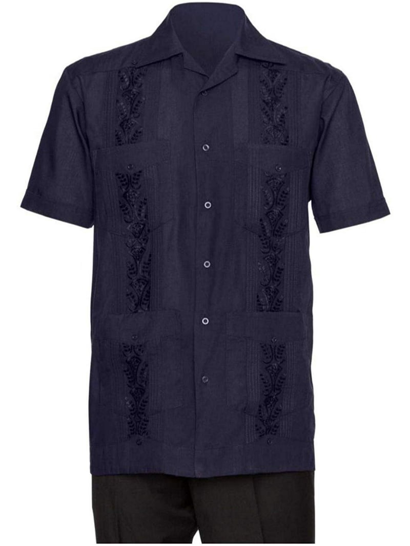 Gentlemens Collection Embroidered Guayabera Shirts for Men