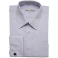 thumbnail image 1 of Gentlemens Collection Men's 1921FC French Cuff Solid Dress Shirt - Lavender - 15 4-5, 1 of 2