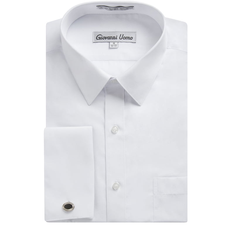 dress shirt 19.5 neck Men's Big & Tall Traveler Collection Traditional Fit Point Collar Dress Shirt at Jos. A. Bank, Cream/White, Size 17 1/2 X 36