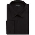 thumbnail image 1 of Gentlemens Collection Men's Regular Fit French Cuff Solid Dress Shirt - Black - 22 6-7, 1 of 1