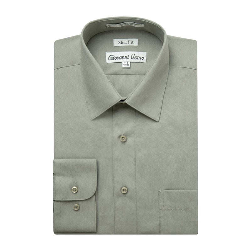 Gentlemens Collection Mens Dress Shirts - Slim Fit Long Sleeve Solid Dress Shirt - Best Dress Shirts for Men - Walmart.com Gentlemens Collection Mens Dress Shirts - Slim Fit Long Sleeve Solid Dress Shirt - Best Dress Shirts for Men - Walmart.com