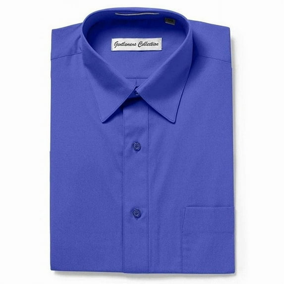 Gentlemens Collection Mens Dress Shirts, Classic Fit Easy Care Mens Short Sleeve Dress Shirts for Men