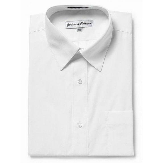 Gentlemens Collection Mens Dress Shirts, Classic Fit Easy Care Mens Short Sleeve Dress Shirts for Men