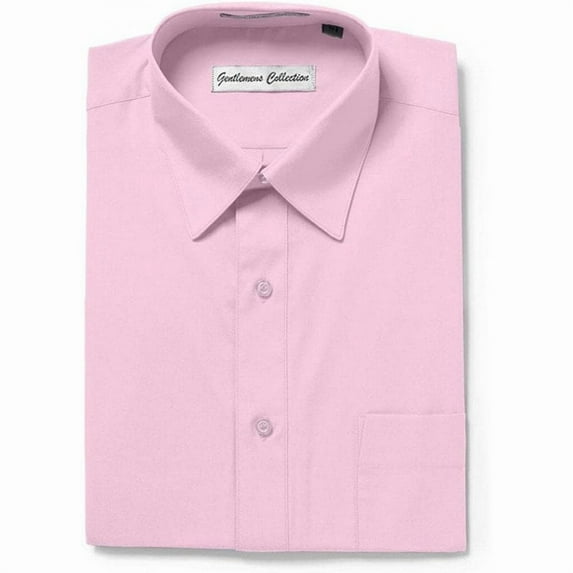 Gentlemens Collection Mens Dress Shirts, Classic Fit Easy Care Mens Short Sleeve Dress Shirts for Men
