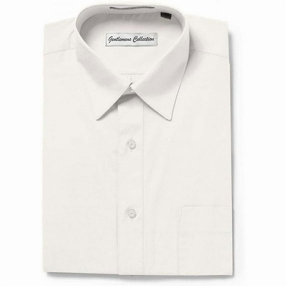 Gentlemens Collection Mens Dress Shirts, Classic Fit Easy Care Mens Short Sleeve Dress Shirts for Men