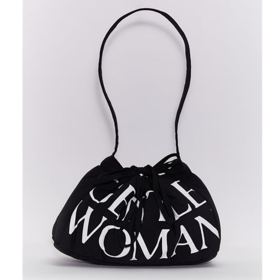 Gentlewoman Dumpling Bag, Black Truffle
