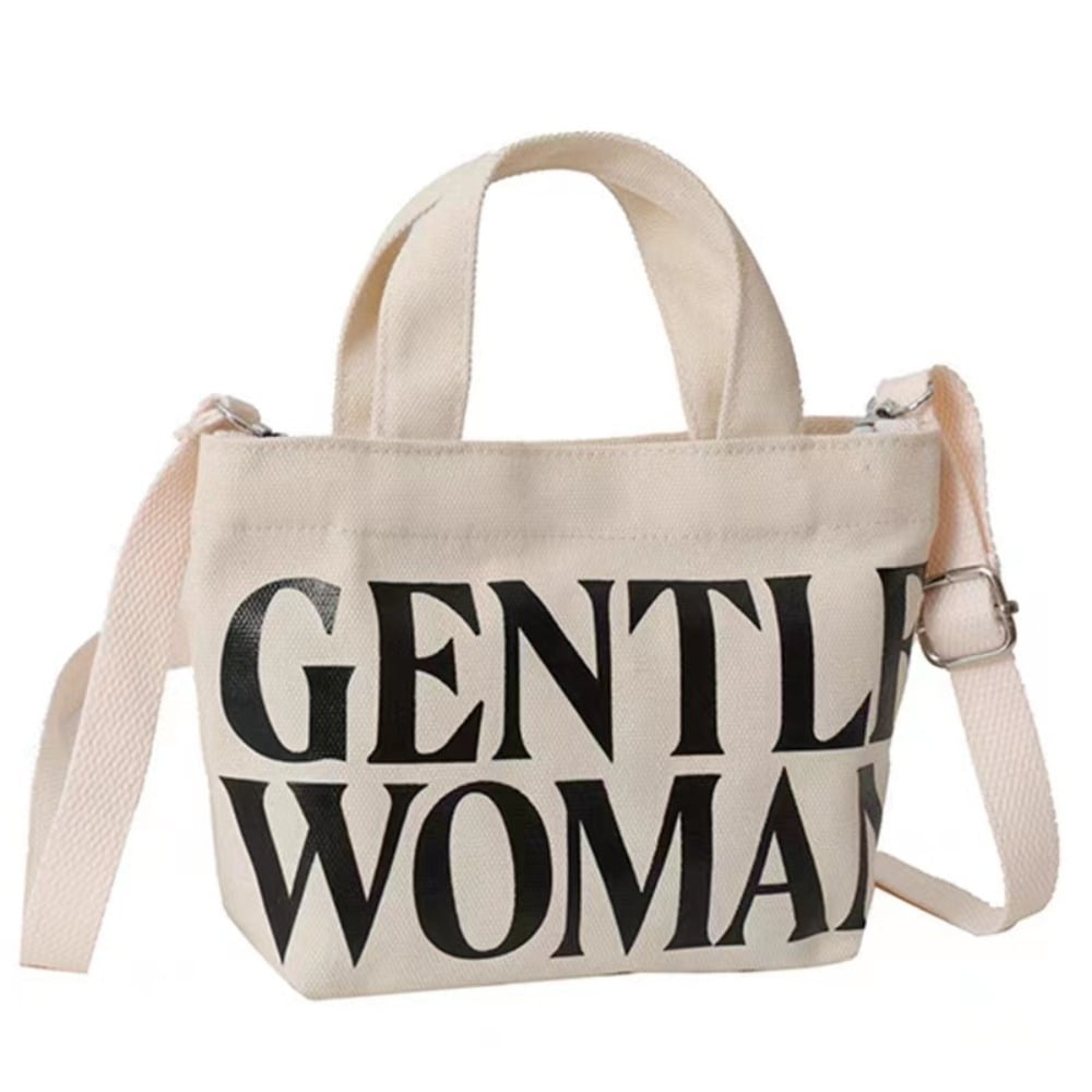 Gentlewoman Travel Letter Printing Large Capacity Tote Bags Sling