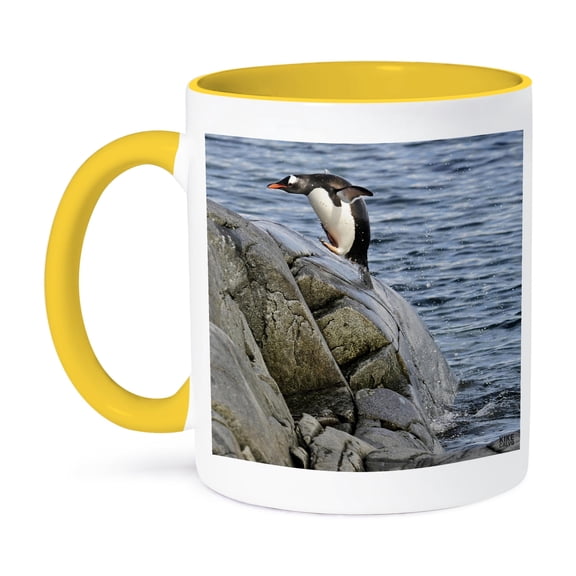 Penguin Jumping Mug 11oz