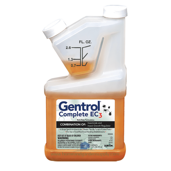 Gentrol Complete EC3 - Kills Crawling, Flying & Pantry Insects- 16fl oz bottle by Zoecon