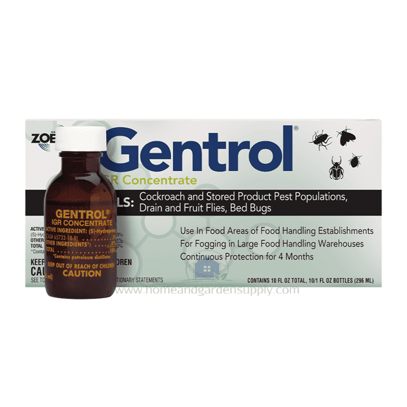 Gentrol IGR Concentrate - Broad-Spectrum Insect Control - 1 box = 10 x 1 fl oz bottle by Zoecon