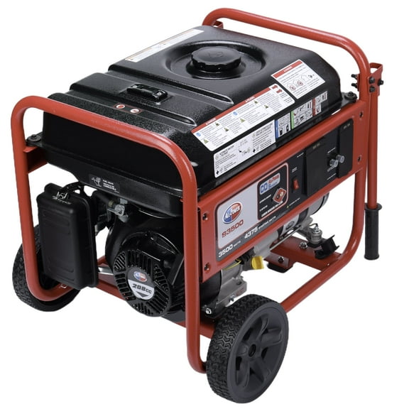 Gentron 208CC 4 - Stroke OHV Air - Cooled Generator with 4.8kW Output, 3500W Rated Power, 13 - Hour Run Time at 50% Load - Ideal for Work & Home Use