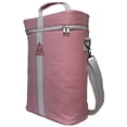 thumbnail image 1 of Genucci Three bottle Leakproof Wine Cooler and Picnic Bag (Pink) Tote for hiking, camping, beach parties, picnics, Spring, Summer, Fall, 1 of 10