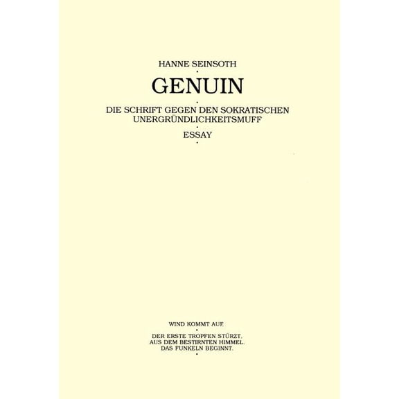 Genuin, (Paperback)