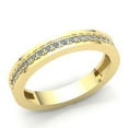 thumbnail image 1 of Genuine 0.25ct Round Cut Diamond Ladies Stackable Anniversary Wedding Band Solid 14K Rose, White or Yellow Gold GH SI2, 1 of 3