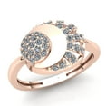 thumbnail image 1 of Genuine 0.33ctw Round Cut Diamond Ladies Vintage Fancy Engagement Anniversary Ring Solid 14K Rose, White or Yellow Gold FG VS, 1 of 3