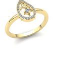 thumbnail image 1 of Genuine 0.5ct Round Cut Diamond Ladies Bridal Fancy Anniversary Engagement Ring Solid 14K Rose, White or Yellow Gold GH SI1, 1 of 3
