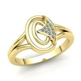 thumbnail image 1 of Genuine 0.5ct Round Cut Diamond Ladies Bridal Oval Engagement Fancy Ring Solid 10K Rose, White or Yellow Gold GH SI1, 1 of 3