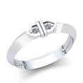 thumbnail image 1 of Genuine 0.6ct Round Cut Diamond Mens Fancy Anniversary Wedding Band Solid 14K Rose, White or Yellow Gold IJ SI2, 1 of 3