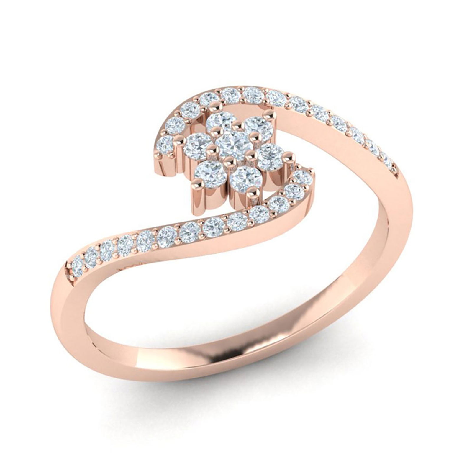 Estate Ladies Diamond 14k Gold Ring Retail Value $350 - Alaska Mint