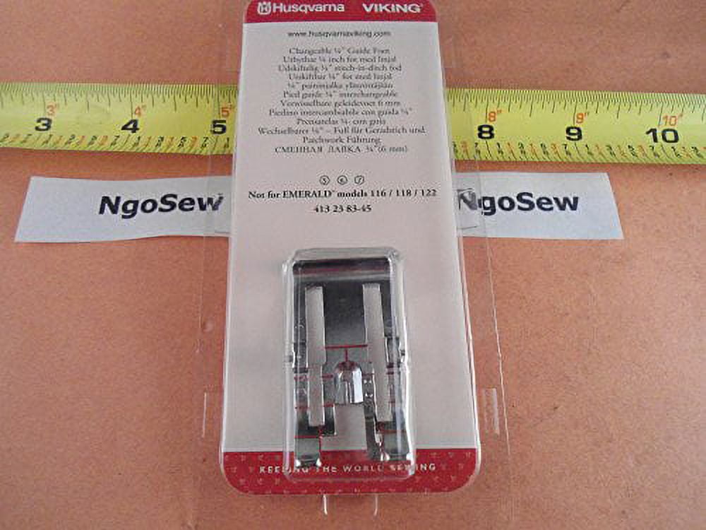 Genuine 1/4 Guide Foot Changeable for Husqvarna Viking Walking Foot