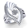 thumbnail image 1 of Genuine 1.5ct Round Cut Diamond Ladies Bridal Fancy Anniversary Engagement Ring Solid 18K Rose, White or Yellow Gold FG VS2, 1 of 3