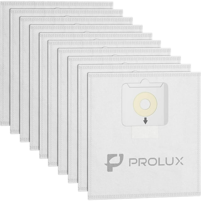 Genuine 10 Pack Bags for Prolux Tritan Vacuum Cleaner, HEPA Material