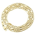 thumbnail image 1 of Genuine 10K Yellow Gold Figaro Chain 3.5mm Necklace High Polished 20 Inches, 1 of 6