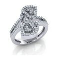 thumbnail image 1 of Genuine 1ct Round Cut Diamond Prong Ladies Heart Forever Us Engagement Ring Bridal Solid 18K Gold FG VS2, 1 of 3