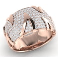 thumbnail image 1 of Genuine 1ct Round Cut Diamond Prong Women's Bridal Wedding Band Ring Anniversary Solid 14K Gold GH SI2, 1 of 3
