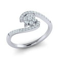thumbnail image 1 of Genuine 1ct Round Cut Diamond Prong Women's Fancy Bridal Engagement Ring Solid 10K Gold GH SI1, 1 of 3