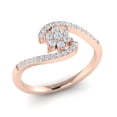 thumbnail image 1 of Genuine 1ct Round Cut Diamond Prong Women's Fancy Bridal Engagement Ring Solid 10K Gold GH SI1, 1 of 3