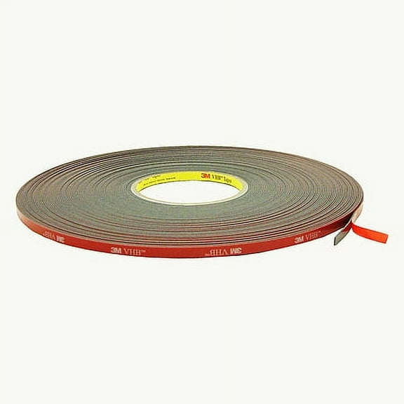 Genuine 3M 1/4" (6mm) X 108 Ft (36 Yards) VHB Double Sided Foam Adhesive Tape 5952 Grey Automotive Gopro Mounting Very High Bond Strong Industrial Grade