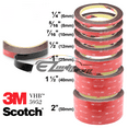 thumbnail image 1 of Genuine 3M VHB # 5952 Dark Gray Double-Sided Foam Tape 7/16" (10mm) 1/2" Wide 10Ft / 120" Length, 1 of 4