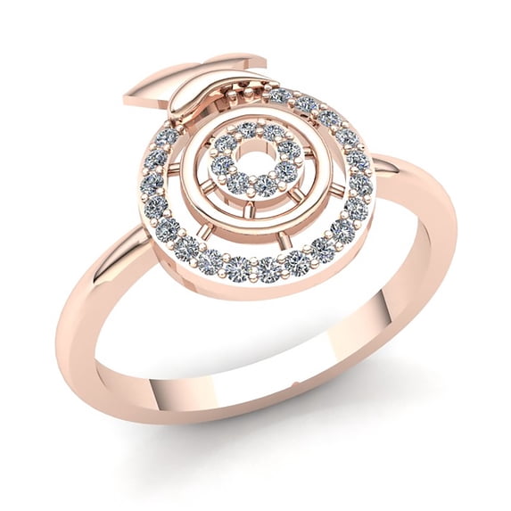 Genuine 3ct Round Cut Diamond Ladies Bridal Halo Anniversary Engagement Ring Solid 18K Rose, White or Yellow Gold G SI1