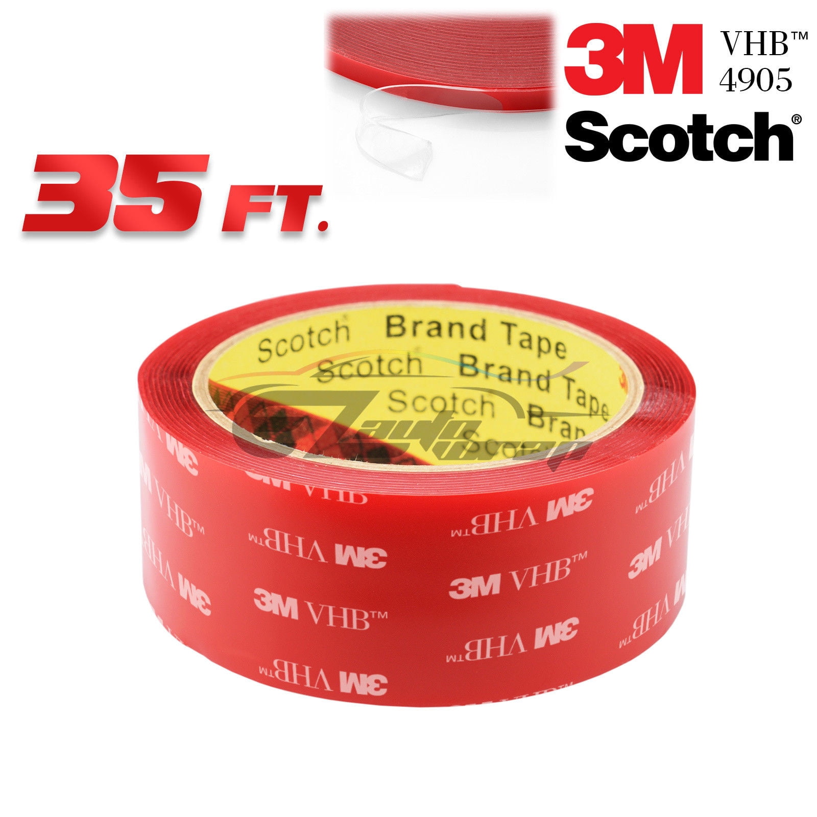 Genuine 40MM 3M VHB #4905 Double-Sided Mounting Tape 10.5M / 35FT / 420 Inches Length