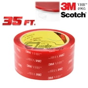 Genuine 50MM 3M VHB #4905 Double-Sided Mounting Tape 10.5M / 35FT / 420 Inches Length
