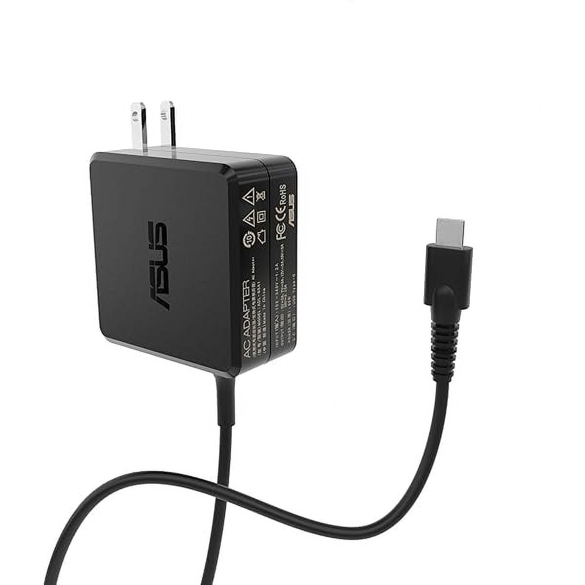 Genuine 65W USB C Adapter,Wall Fast Charger fit for Asus Chromebook ZenBook ExpertBook,C302C C213 C214 C436 C523 ADP-45EW B, UX390UA UX490 UX325 UX393 UX371 LaptopCharger