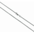 thumbnail image 1 of Genuine 925 Sterling Silver Cable Chain Necklace for Men & Women Strong, Safe and Beautiful Cable Link Chains 1.0MM - 3.0MM, 16-26 Inch (with Gift Box), 1 of 10