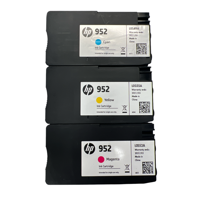 Genuine 952 Color Set Ink Cartridges HP Office Jet Pro 7740 8210 8216
