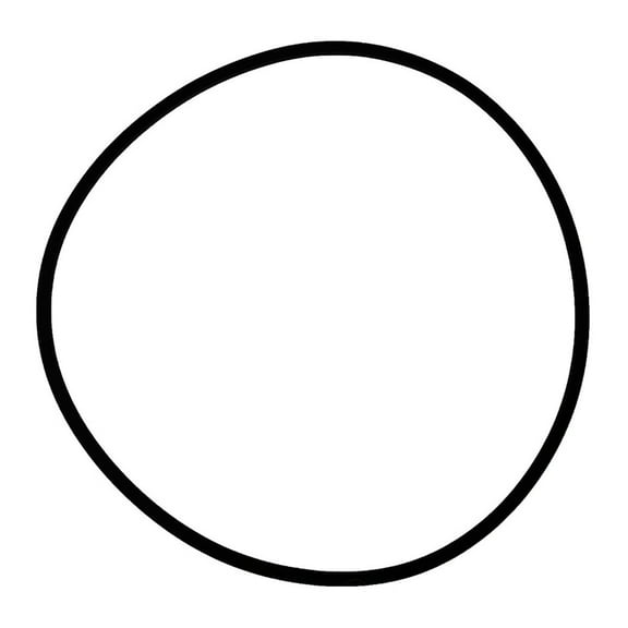 KarParts360 For Buick Envision 2019 2020 Clutch Piston Inner Seal | Ethylene Acrylic | 6.03 Inches Inside Diameter | 6.53 Inches Outside Diameter | Oval Rim Shape | O Ring Seal Type | For 24277333