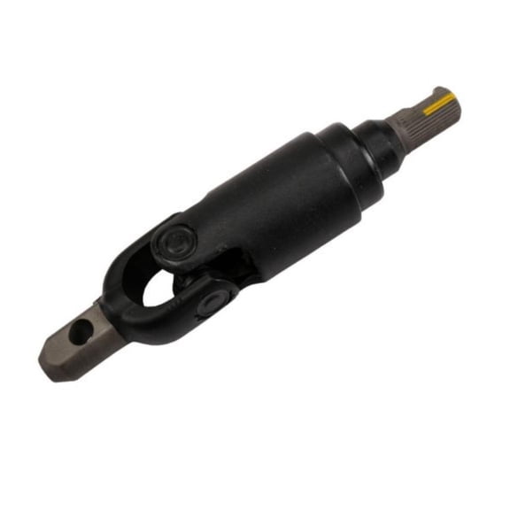 KarParts360 For Chevy Express 3500 2003 2004 2005 2006 Intermediate Steering Shaft Upper | Splined End 2 Type | Black | 1 Universal Joint | 1.09 Inches / 27.8 Millimeters Diameter | For 25748577