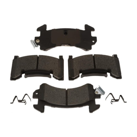 KarParts360 For Chevy S10 Blazer 1990 91 92 93 1994 Disc Brake Pad Set | Bonded Friction Material Bonding Type | Friction Material ComMetallic | Replacement For 19342219