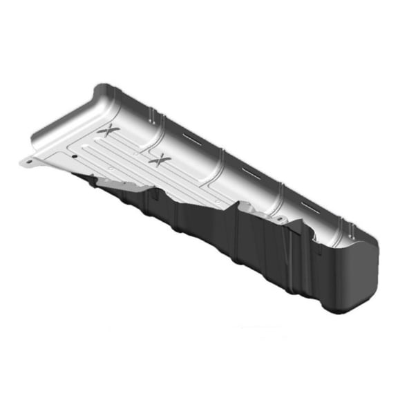 KarParts360 For Chevy Silverado 2500/3500 HD 2011-2019 Fuel Tank Shield | Polypropylene | 0.118 Inches / 3 Millimeters Thickness | Replacement For 23247457