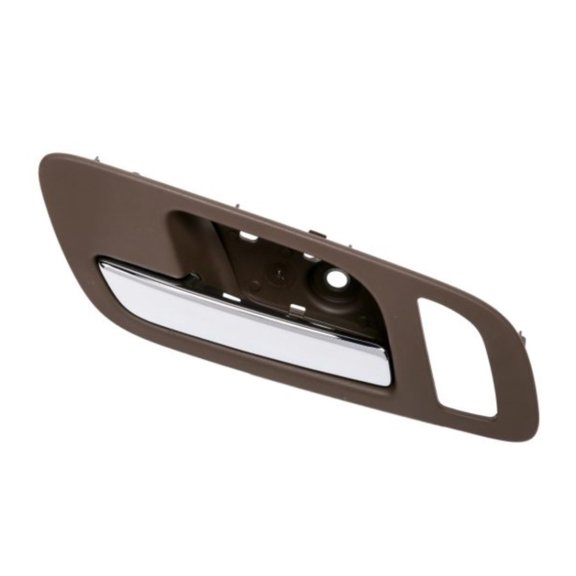 KarParts360 For Chevy Silverado 2500 HD 2007-2014 Interior Door Handle Driver Side | Front | Dark Cashmere | Plastic | Bolt Attachment | Rectangular Shape | 0.249 Inches/6.32 Millimeters Thickness