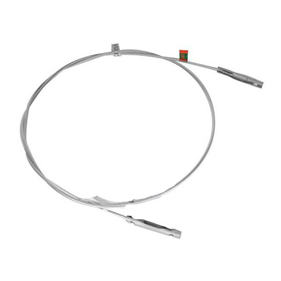 KarParts360 For Chevy Silverado 2500 HD Classic 2007 Parking Brake Cable | Galvanized Steel | Cylindrical Clip End 1 and 2 | 56.30 Inches Length | Replacement For 25890191