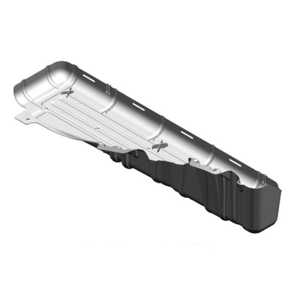 KarParts360 For Chevy Silverado 3500 2015 2016 2017 2018 Fuel Tank Shield | Polypropylene | 0.118 Inches / 3 Millimeters Thickness | Replacement For 23247456